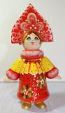   wooden Doll, Hand painted, hand made, wooden  princess, Traditional  doll in  costume